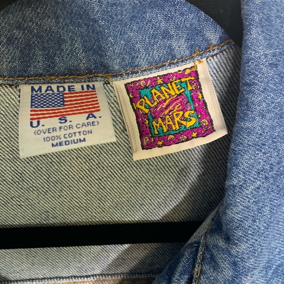 Vintage Planet Mars M&M Denim Jacket - Picture 5 of 5
